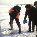 Открытие ледовой переправы на реке Обь