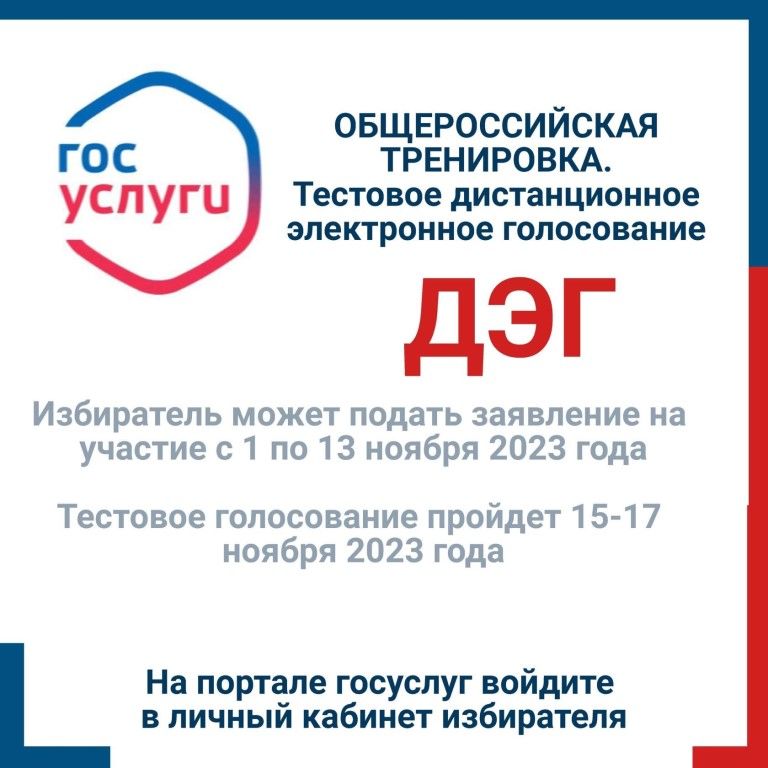 1 ноября началась Общероссийская тренировка системы дистанционного электронного голосования